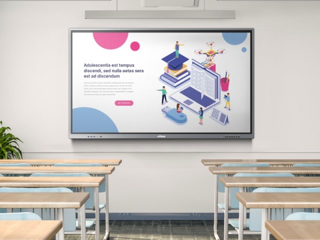 produit signal.fr : Ecran interactif vivitek ek86i novotouch bk series 4k android interactive display classroom